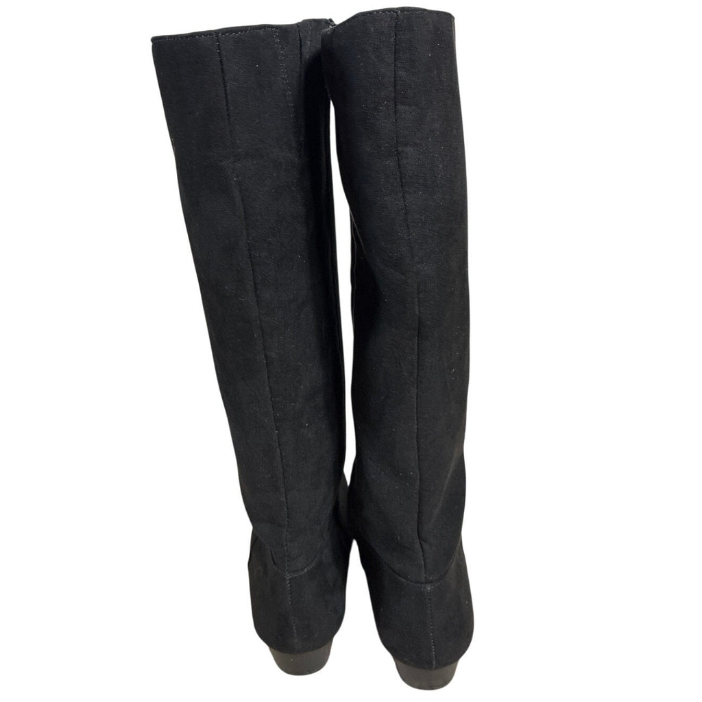 Ann Taylor LOFT Black Knee High Riding Boots Womens Size 9M