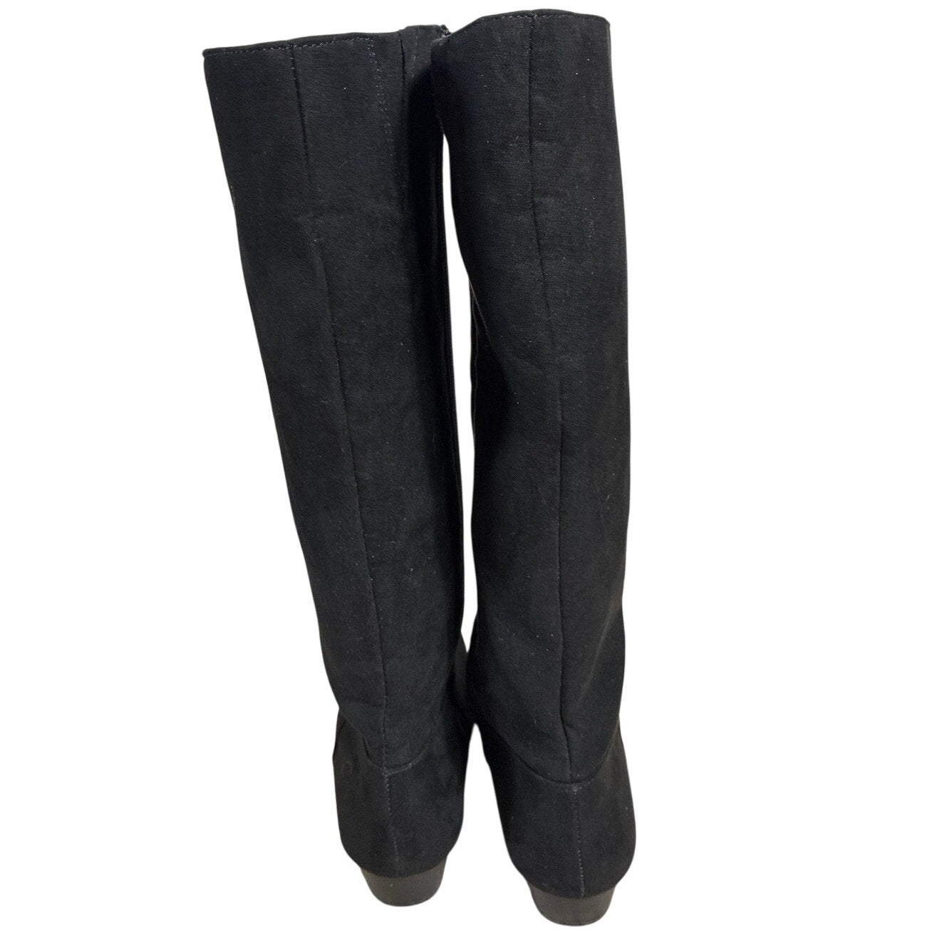 Ann Taylor LOFT Black Knee High Riding Boots Womens Size 9M