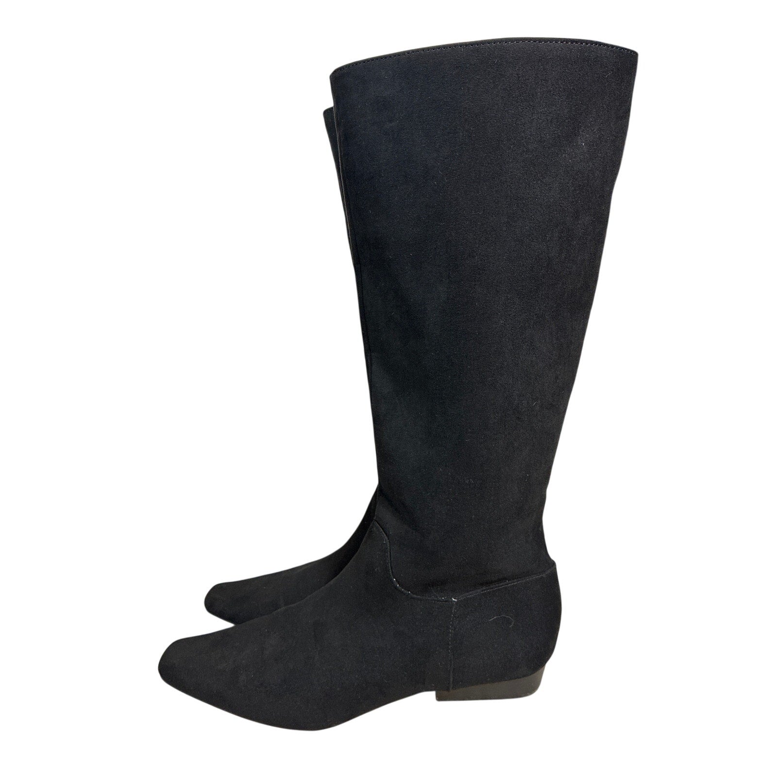 Ann Taylor LOFT Black Knee High Riding Boots Womens Size 9M